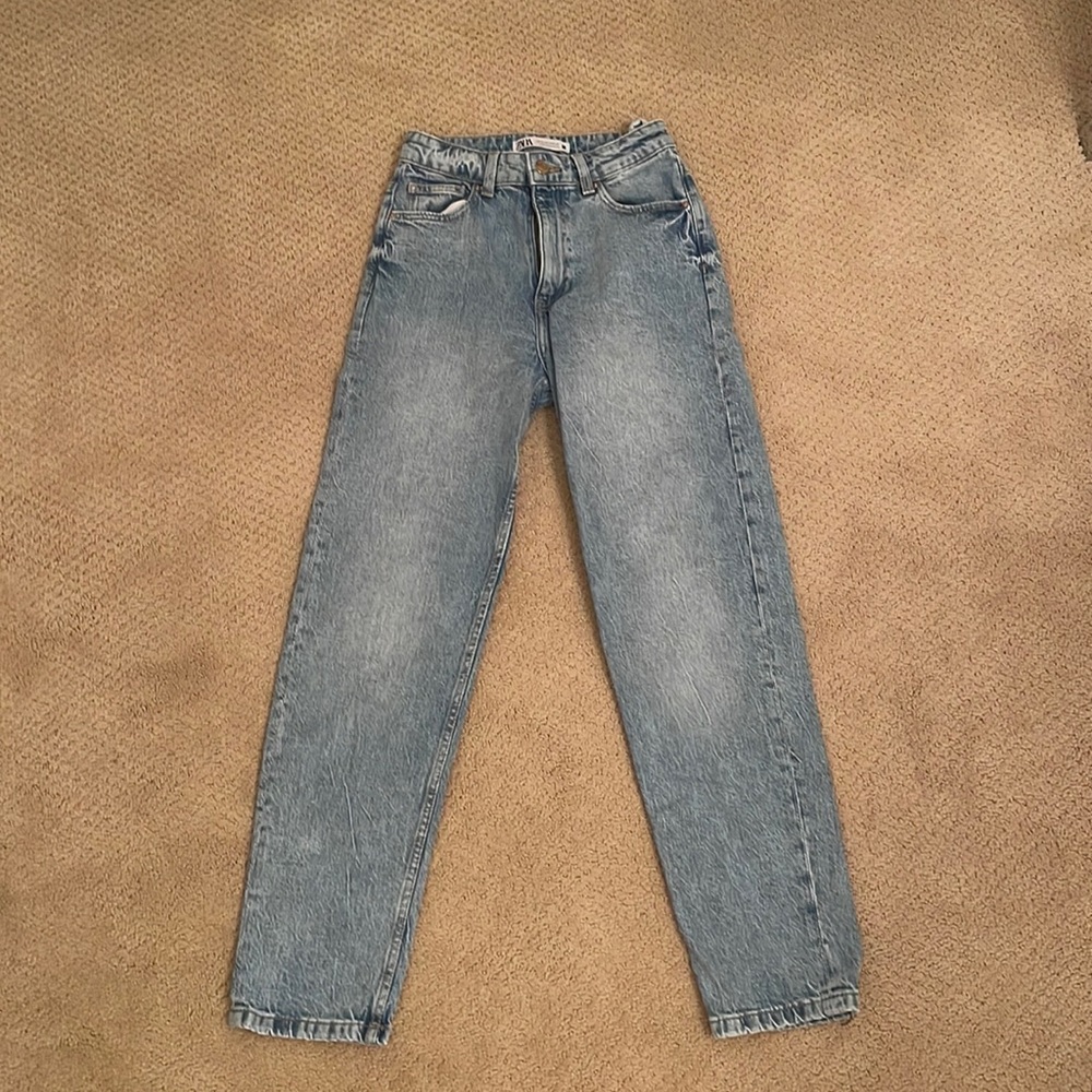 zara mom jeans